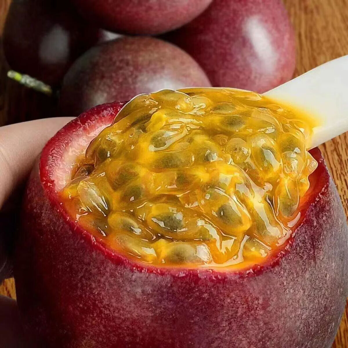 鲜奢广皮百香果果鸡蛋果水果鲜百香果百香果鲜 1斤 中果5070g实惠试吃急发货