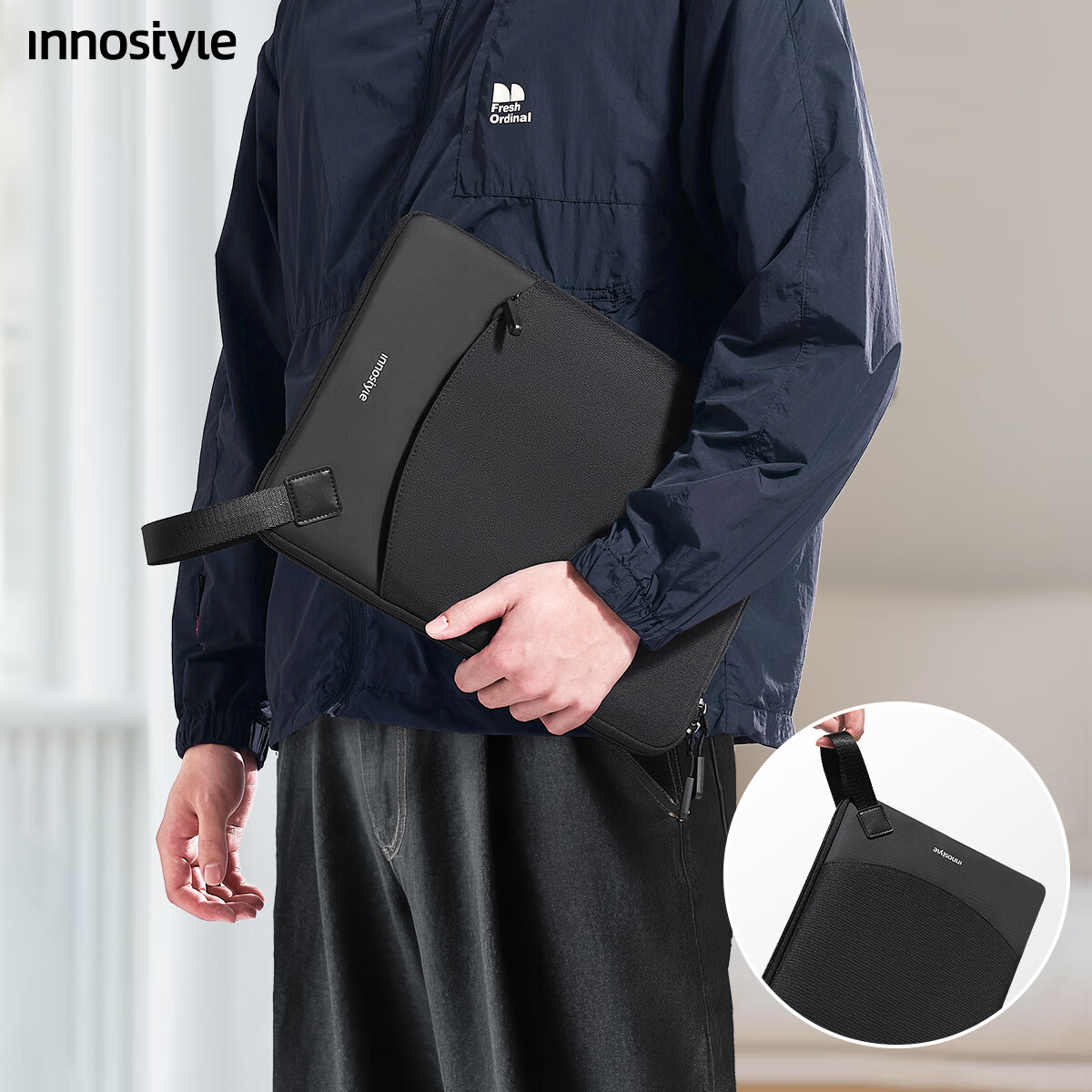 Innostyle电脑包手提14/16英寸笔记本内胆包防泼水通勤出差双倍收纳子母包 【香芋紫】赠配件包-360°全方位保护-独立电脑仓 16英寸【适配15寸-16寸电脑】