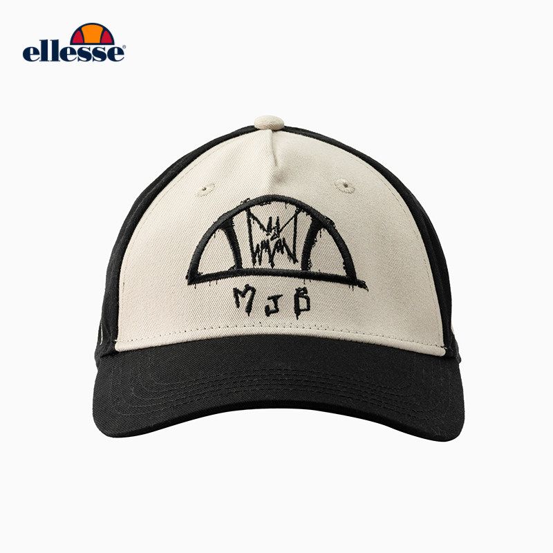 ellesse情侣款棒球帽 黑色