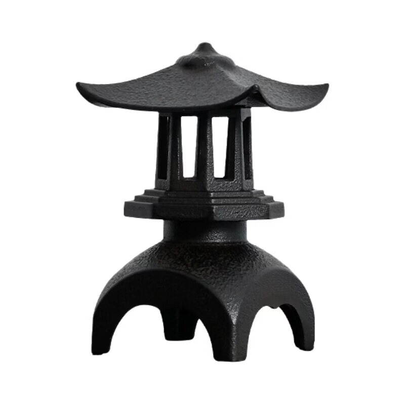 咏幻宋代美学摆件感新中式茶室茶桌摆设样板间书柜禅意装饰工艺品 木质拼色果盘大号