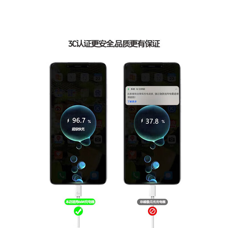 时途适用华为66充电器100快充头mate60/p40/30/50/nova8/9/10/12/80/70pro/magic5小米三星荣耀22.5w 100Max款单头【不含线】