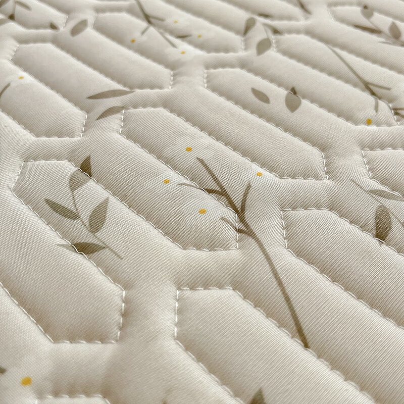 达芬奇乳胶凉席夏季可水洗床裙款乳胶凉席三件套折叠清新冰丝