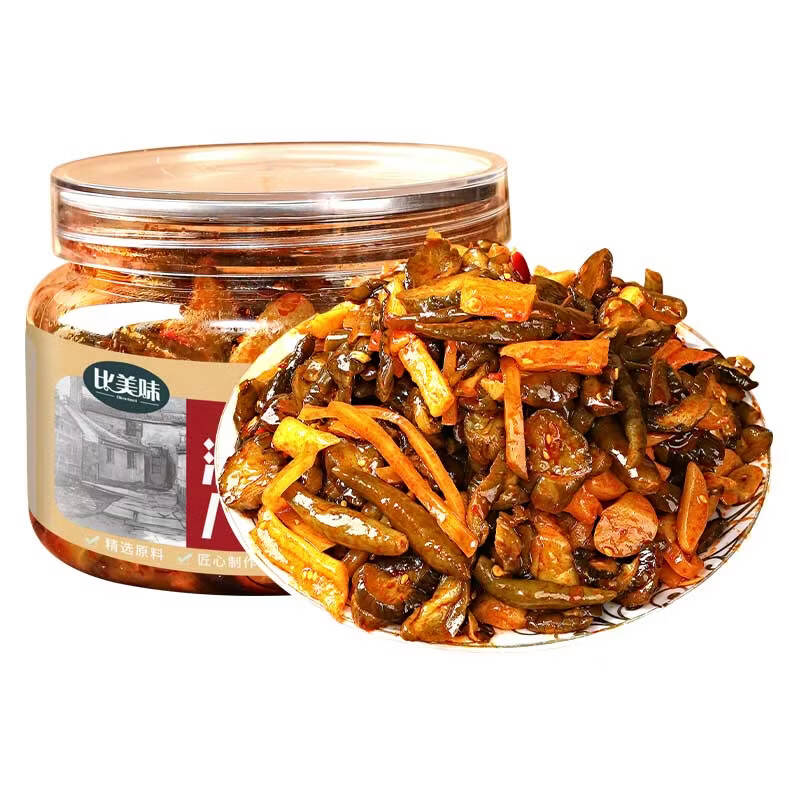 京喜指数酱八宝酱菜香脆农家八宝萝卜咸菜大全黄瓜条腌制开胃咸菜 3罐