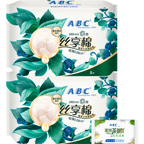 ABC˿���� ������ 240mm*10Ƭ ����ʪ��1Ƭ 4.9Ԫ