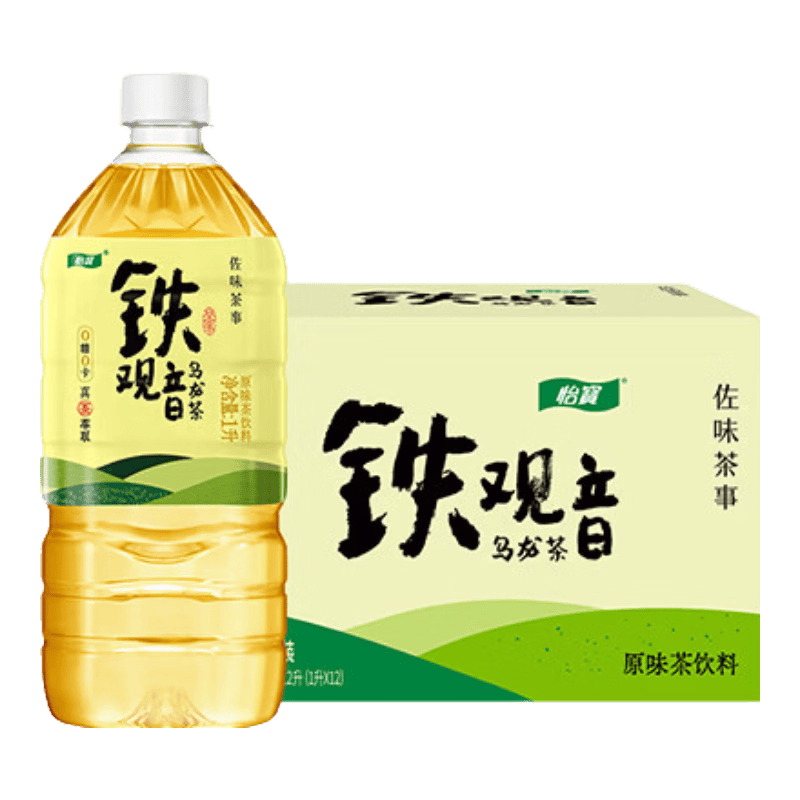 怡宝佐味铁观音原味茶饮品1L*12瓶 44.9元 - 86线报