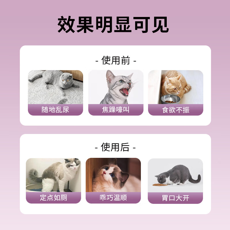 PEVET派维毓静宠物忘情片情绪舒缓发情期猫咪狗狗缓解情绪乱叫乱尿抑情 1盒*10片【舒缓发情】犬猫通用