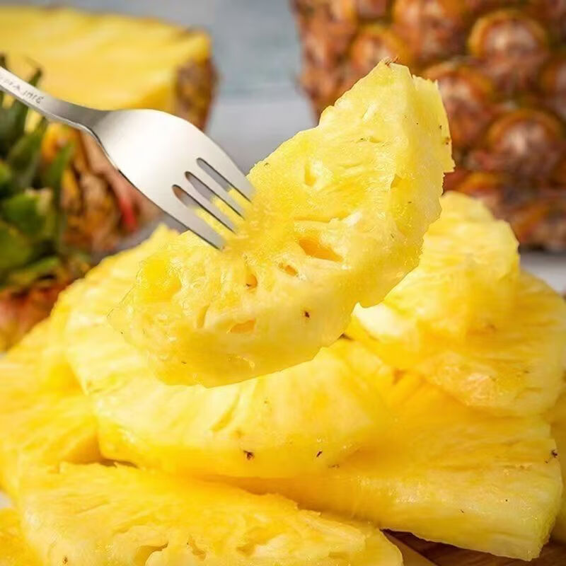 庾丰云南西双版纳黑钻凤梨 当季热带新鲜水果 5斤装 约2-3粒 净重4.5斤