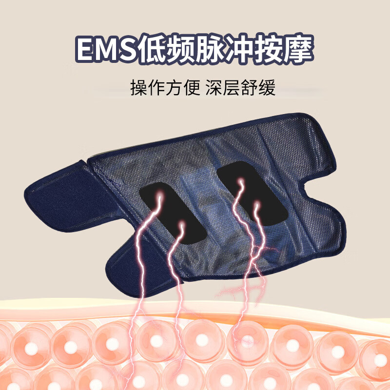 灵恝 充电脉冲手臂按摩器 电动气压揉捏胳膊疼麻木加热敷仪肘关节理疗老人按摩器大臂情人节送老人礼物 【单支】脉冲+气压按摩 热敷震动