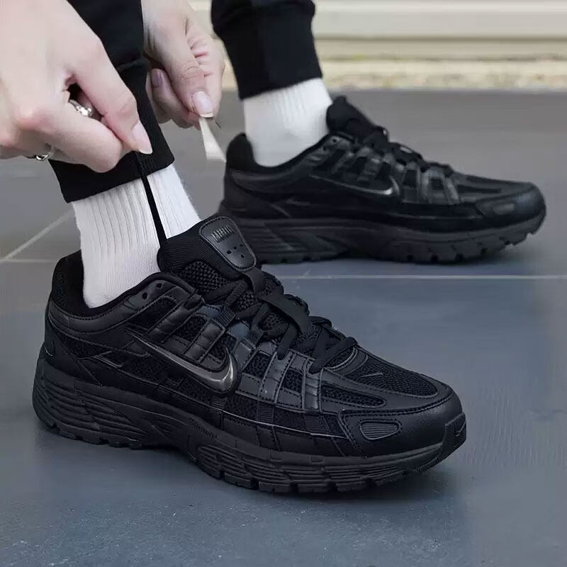 耐克男鞋Nike2026新款P-6000厚底老爹鞋黑色运动鞋潮流百搭休闲鞋鞋子 CD6404-002 42.5