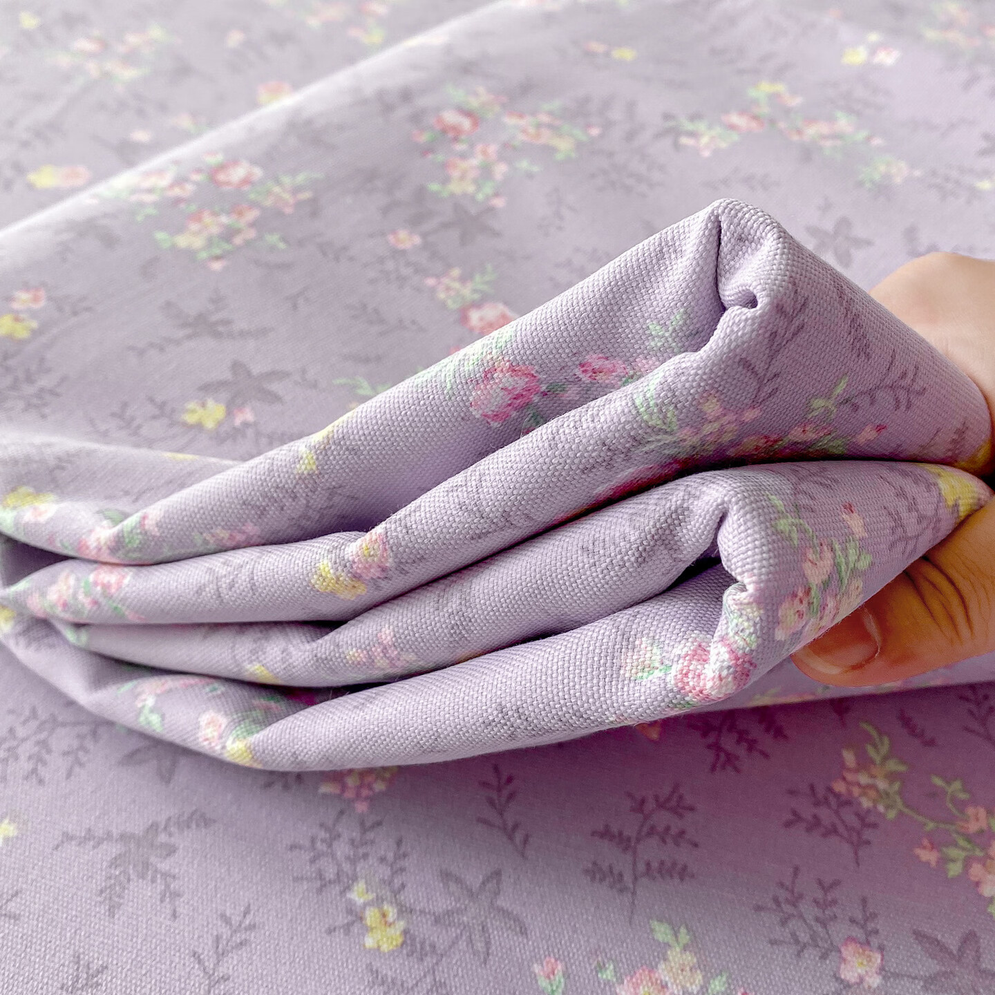 雅鹿加厚老粗布床单单件100原棉亚麻床罩学生宿舍被单三件套单人 紫罗兰 单床单200*230cm