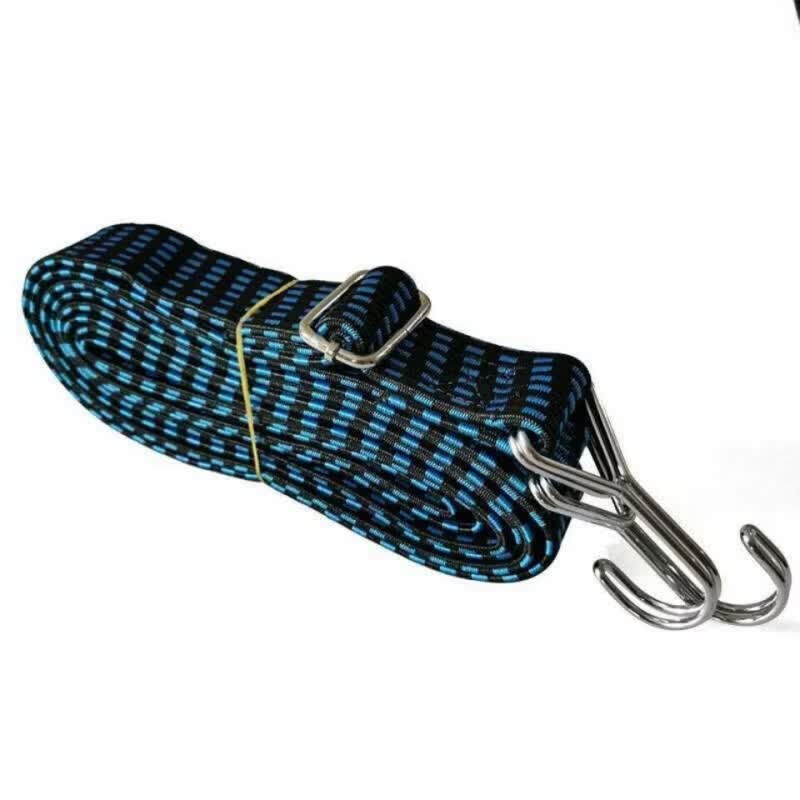 维诺亚摩托车电动自行车捆绑带行李弹力绳山地车捆扎带松紧绳快递拉绑货 长度1米 4厘米宽非调节款