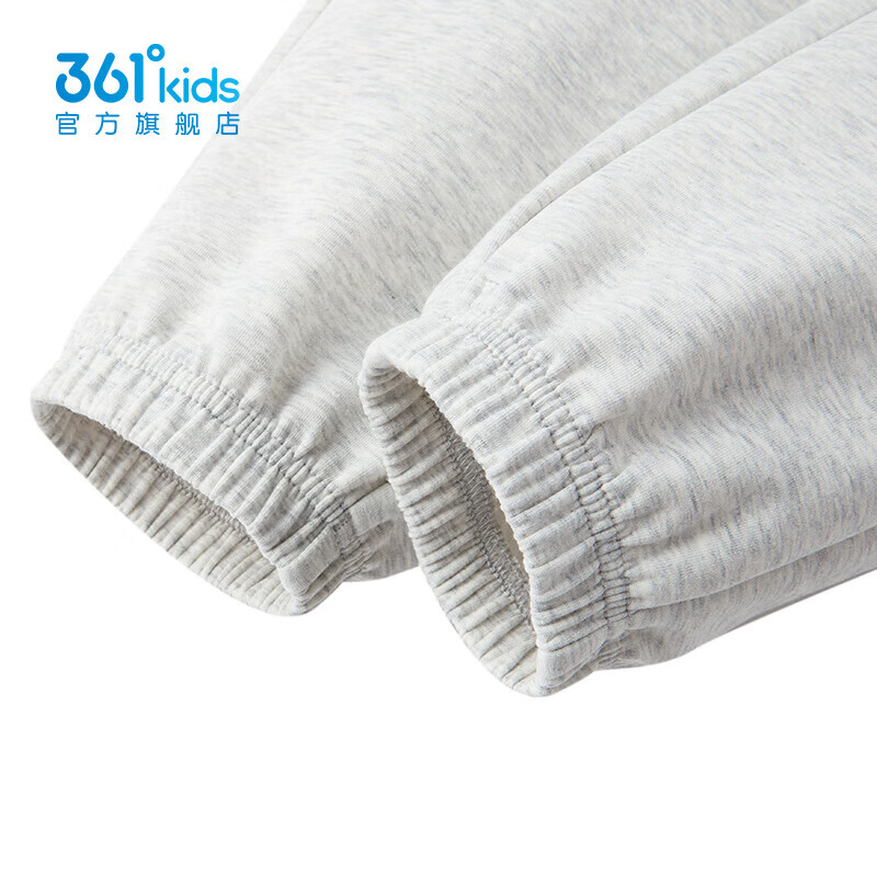 361°童装男童长袖针织套装儿童百搭年春秋新款女童圆领运动套装 原色花灰/原色花灰 150 cm