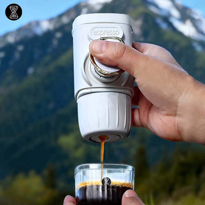 臻航随心萃手压意式浓缩咖啡机便携式手动胶囊机户外露营旅行小型 随心萃咖啡机经典黑(带收纳袋)(胶囊+咖啡粉版)