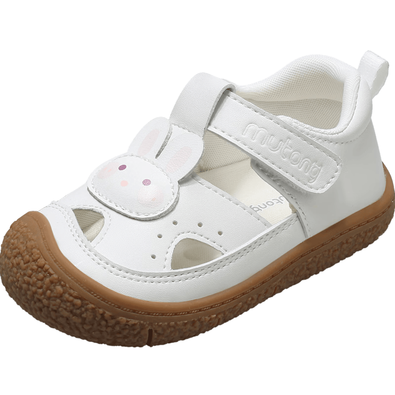 牧童嬰兒寶寶涼鞋2026夏季新款學(xué)步鞋小白兔女童鞋軟底卡通鴛鴦步前鞋 小兔白 19 鞋內(nèi)長(zhǎng)14.0cm/適合腳長(zhǎng)13.7cm
