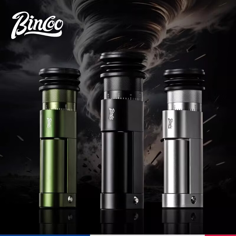 BincooDM09小旋风电动咖啡磨豆机家用咖啡豆研磨机手冲意式磨粉 橄榄绿【顺丰/京东】