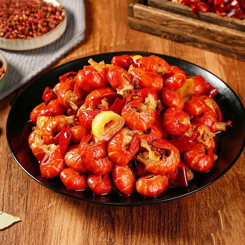 盱眙龙虾麻辣小龙虾尾 加热即食大虾球十三香蒜蓉口味 新鲜活虾制作海鲜 【产地秘制】十三香口味250g*4盒