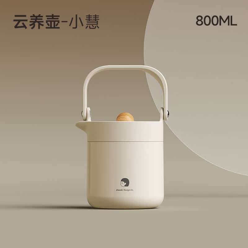 造物集保温壶食品级316不锈钢真空家用热水壶办公室焖茶壶茶水分离 小慧