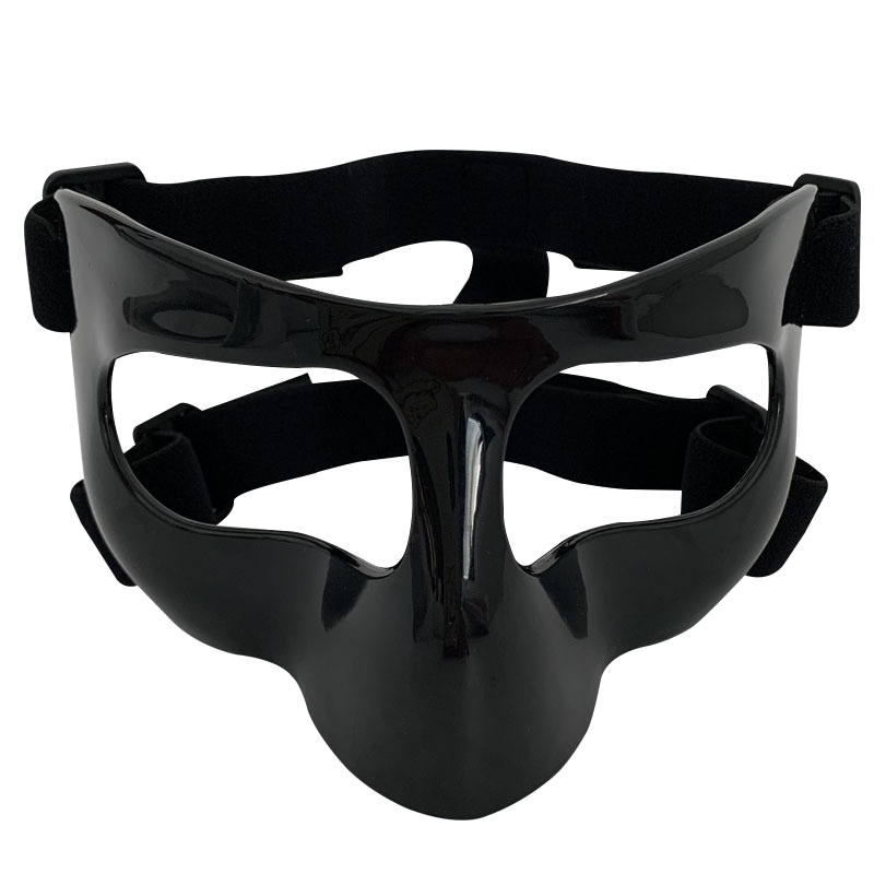 泽赛zesai篮球面罩护臂黑护脸头部防撞保护面具黑色全框儿童成人通用 篮球面具护鼻护脸儿童成人可调整松紧通用款防护护具 打篮球训练装备护具鼻子面部防护面罩黑色款护具吸汗垫