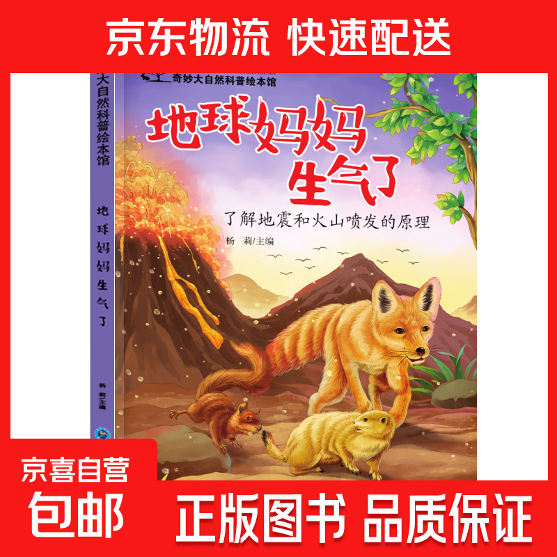 儿童科普绘本启蒙书籍3-6-8岁奇妙大自然幼儿园课外阅读百科全书 地球妈妈生气了 无规格