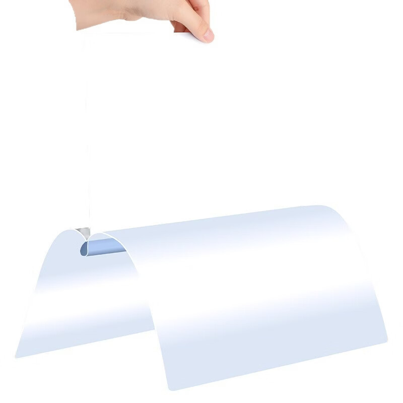 恬舒渐变透明抽杆夹a4水滴文件夹学生用活页书本夹试卷收纳夹整理神器 水滴杆抽杆夹常用款-14c(30个/包)