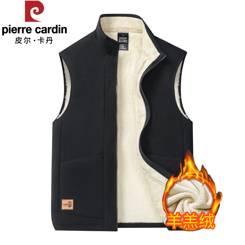 ���ڲ�����Ƥ��������pierre cardin�����������ﶬ�����������������д�ɫ�ٴ�������� ��ɫ XL 