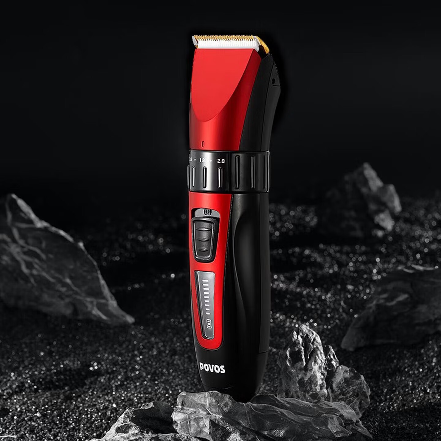 奔腾（POVOS）电动理发器电推子家用成人儿童理发器剃头家庭理发神器PW230 【钛金静刀+陶瓷动刀】热卖专业电推剪