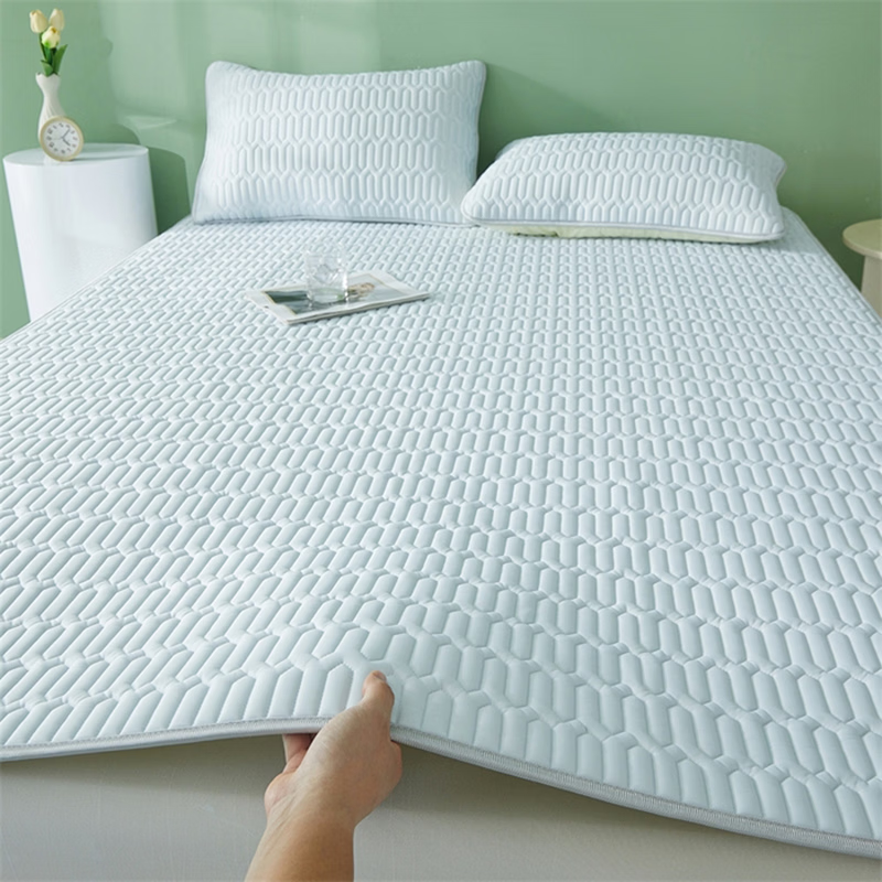 源生活夏季乳胶凉席三件套可水洗折叠空调软席子 乳胶凉席 联系客服定制【尺寸】 三件套 150*200cm