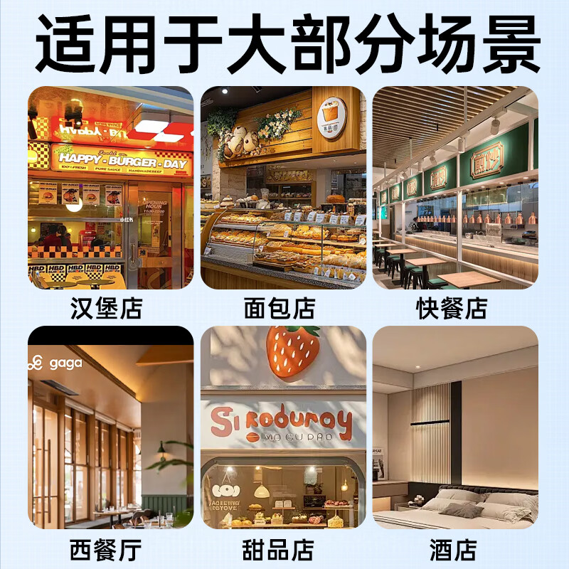 DIY计时器商用厨房多通道定时器汉堡炸鸡烘焙餐饮店专用倒计时提醒器 16道计时器[进口芯片+永久记忆+插电款]