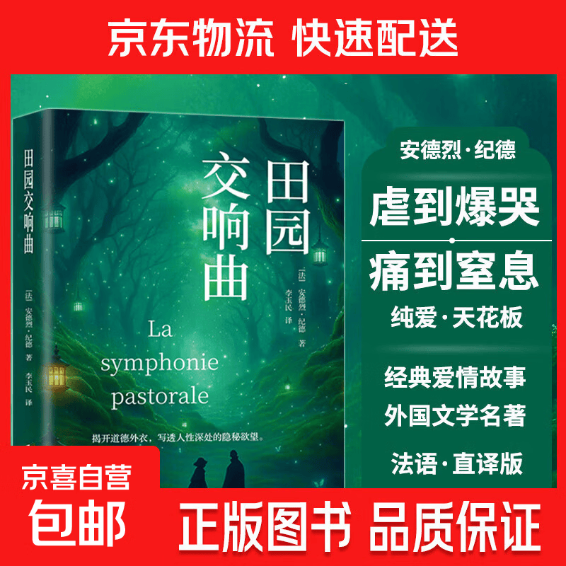 【专享价】纪德生命三部曲正版原著窄门田园交响曲背德者诺贝尔文学奖获得者安德烈纪德文学读物作品外国小说世界名著畅销书 田园交响曲