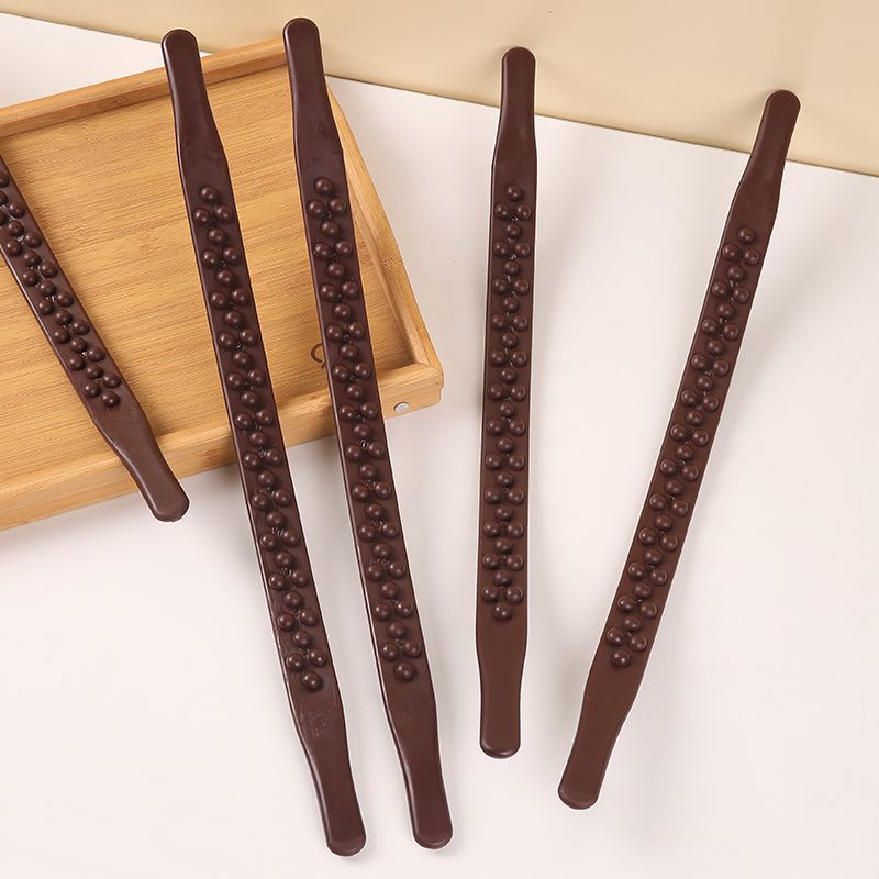 31珠擀筋棒养生刮痧棒按摩棍经络疏通赶杆经棒美容院家用推背 31珠珠【三排】 加长款-指压按摩-【1个】