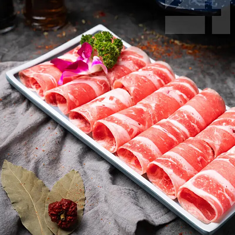 凘梦沅内蒙古羊肉卷羔羊肉卷2斤调理羊肉片火锅食材 精品羊肉片6斤（500g*6）源头直发 清真苏尼特乳羔羊