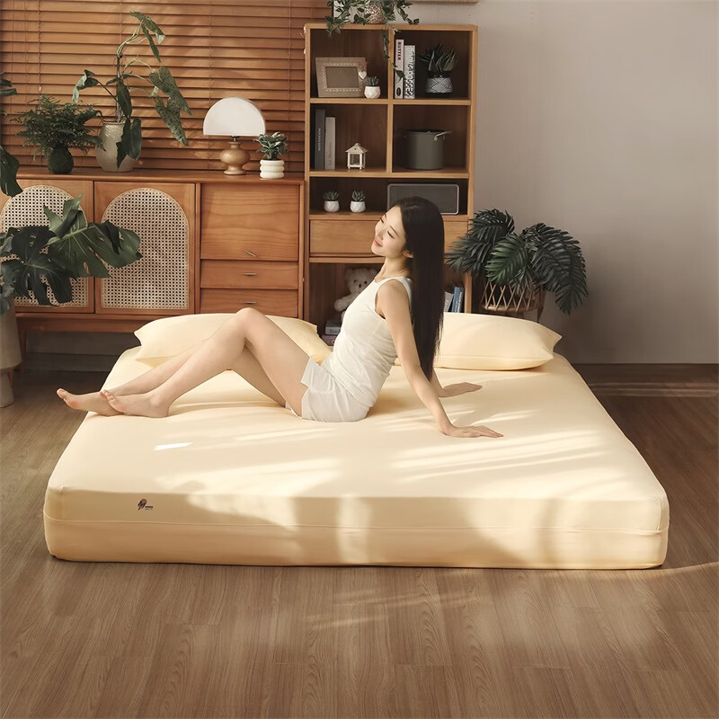 水星家纺雪糕床笠 雪糕床笠(米色) 200cm*150cm