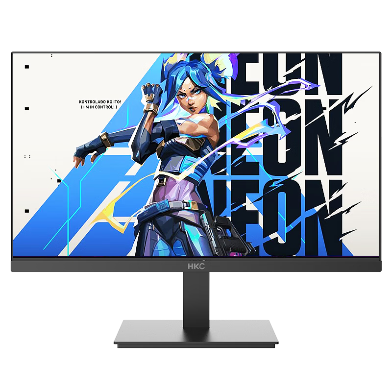 HKC 23.8英寸IPS面板144Hz高刷99%sRGB广色域低蓝光不闪屏外接电脑屏幕游戏电竞办公显示器V2419