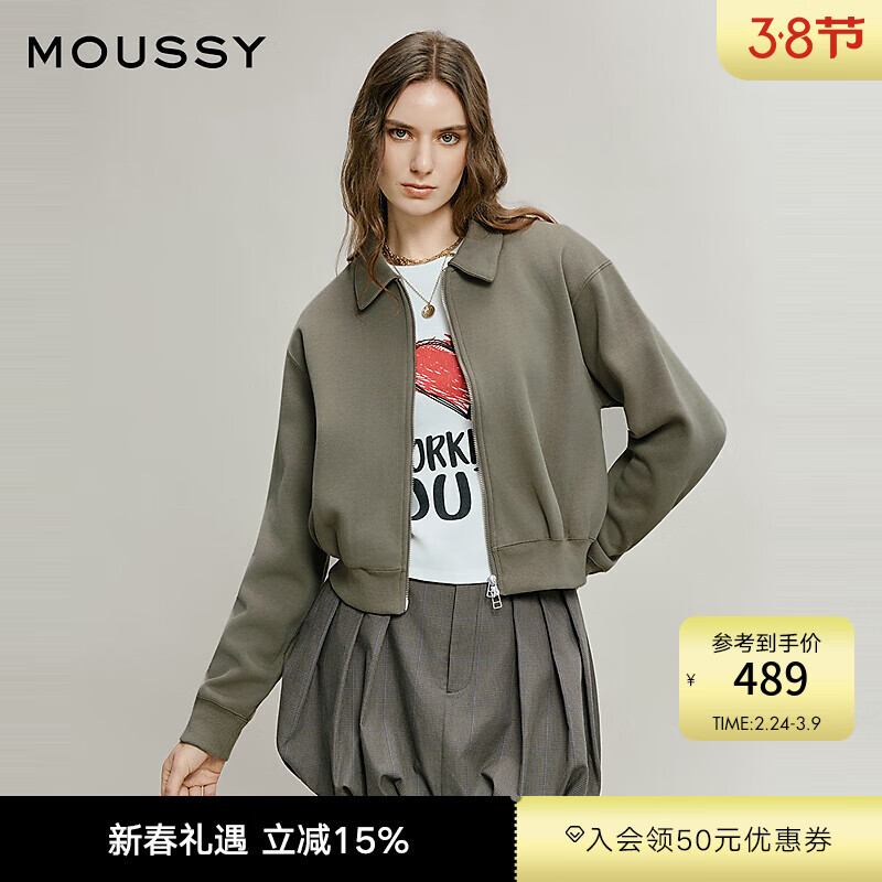 moussy ������Ʒ��Լͨ�ڶ̿�˫ͷ�����п�����028IAB80-1006 070��ɫ ���� 380.2Ԫ