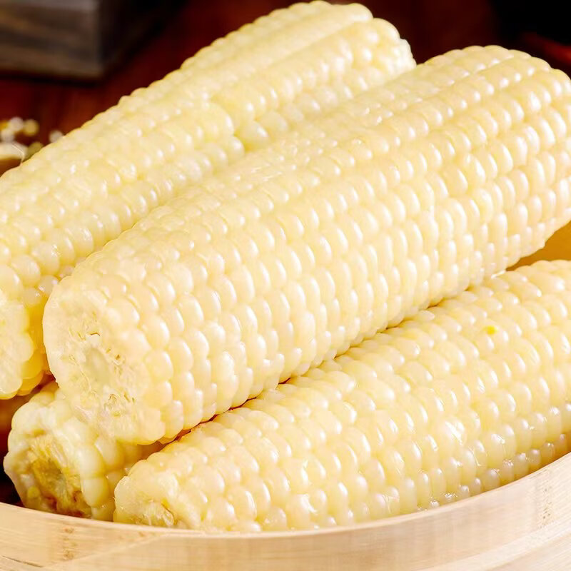 芸芸致实甜加糯东北白糯玉米农科糯336品种280-330g非转基因玉米棒粗粮 十棒
