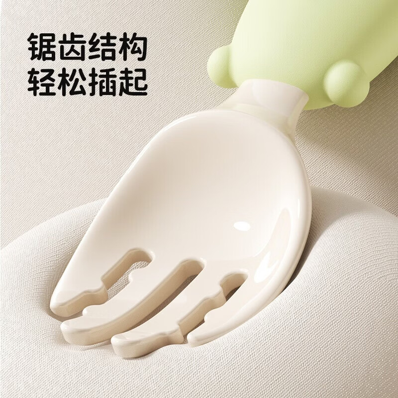 火火兔儿童餐盘婴儿辅食碗宝宝碗便外出携餐具套装叉勺婴幼儿辅食碗 辅食碗五件套【大碗+小碗+餐盘+叉+勺】