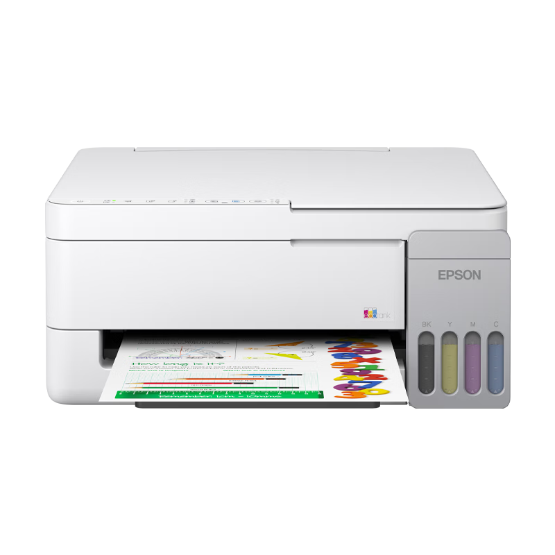 爱普生（EPSON）【6代新品】L3351墨仓式彩色打印机 微信打印/无线连接 家用AI学习打印机（打印、复印、扫描）