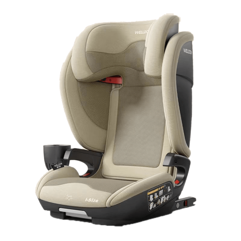 Welldon惠爾頓繭之旅兒童安全座椅3-12歲大童汽車座椅車載座椅 繭之旅pro撒哈拉