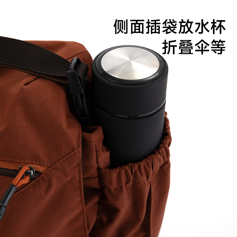 泰鼎（TAIDING）大容量多功能防水单肩斜挎包男士通勤风户外便捷挎包邮差包 苔藓绿（小号）