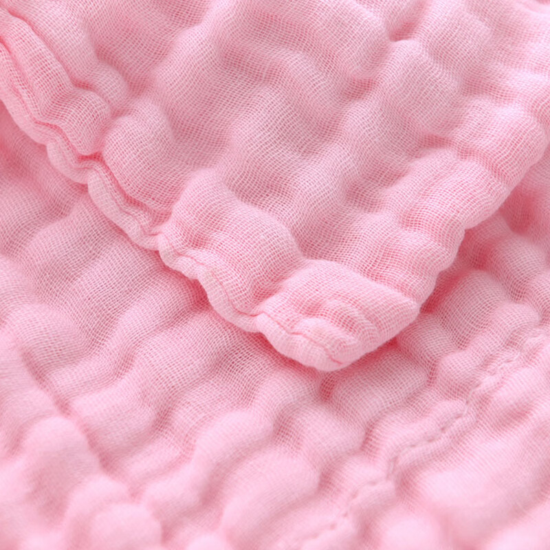 匹鲁儿童浴巾婴幼儿A类100%全棉纱布浴巾简约风新生儿宝宝瞬吸洗澡巾 奶蓝-70*140cm