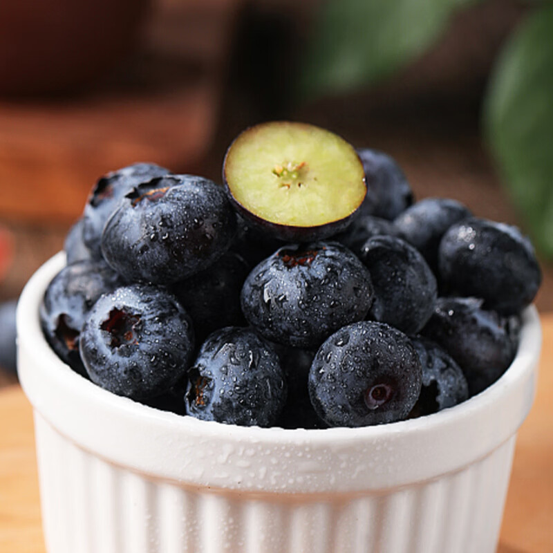 云南高山蓝莓当季鲜果礼盒孕妇水果护眼水果鲜榨果汁减肥水果 4盒  单果15-18mm 【100-125g/盒】