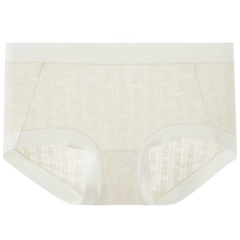 古今（GUJIN）女士内裤无痕高弹包臀7A抑菌三角裤少女透气柔软轻薄纯棉底裆 浅桃粉+浅肤+浅米白 3条 2XL 推荐体重135-150斤