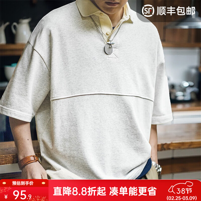 ���ǹ�װ��ʿpolo���������ζ����ļ�ѧԺ�緭�����д��������T���� ǳ���� ������polo��/����/��ɫ/��ʽt���� L �������µ� ˳����ʡ� 95.9Ԫ