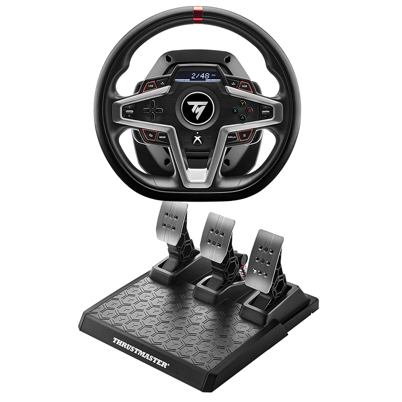 圖馬思特（THRUSTMASTER）圖馬思特T248P游戲方向盤PS5/PC賽車模擬器外設F1汽車駕駛器開車設備 GT7拉力地平線5神力科莎歐卡 T248X方向盤（適配Xbox/PC）