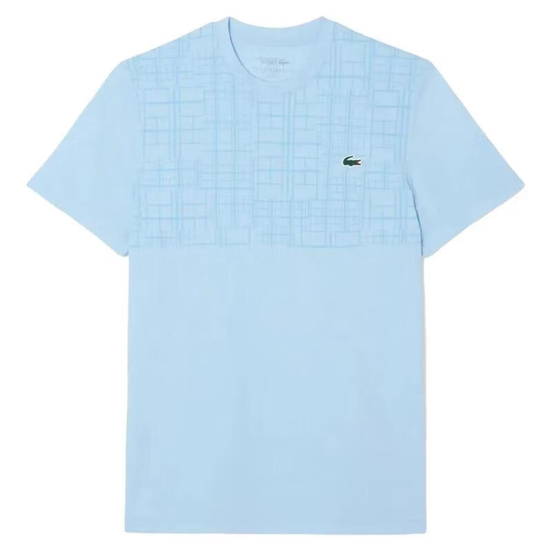 鳄鱼（LACOSTE）男士运动T恤 快干吸湿排汗舒适贴身延展性强100聚酯纤维轻量透气 HBP_OVERVIEW 均码 |LARGE