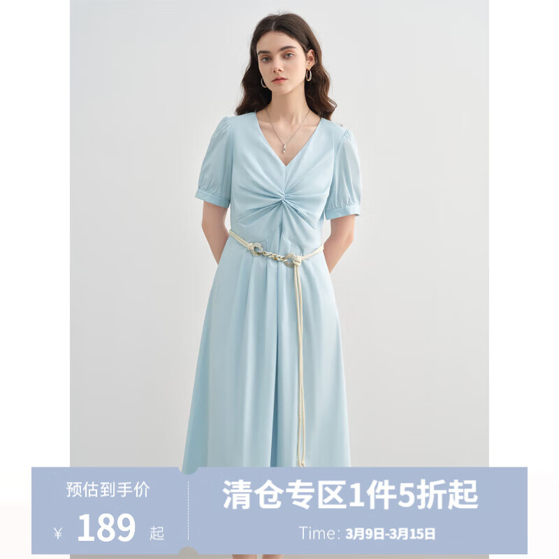 ��������Ůװ����Ť������ȹ2025��װ΢��MM˫ɫ��ʽ���Žṹȹ�� ����� M �����룺1�� 189.5Ԫ