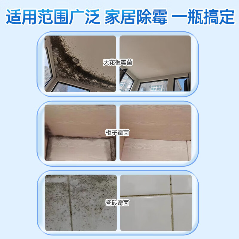 FIELL【德国】墙体除霉剂喷雾去霉斑霉菌墙体墙面卫生间厨房家用无味 240ml 2瓶【无效包退】回南发霉清洁剂 【德国原研】【 正品保证】