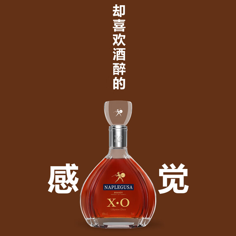 拿破仑古萨正品拿破仑古萨XO白兰地法国原装进口洋酒40度VSOP洋酒可乐桶基酒 拿破仑古萨VSOP 700mL 1瓶