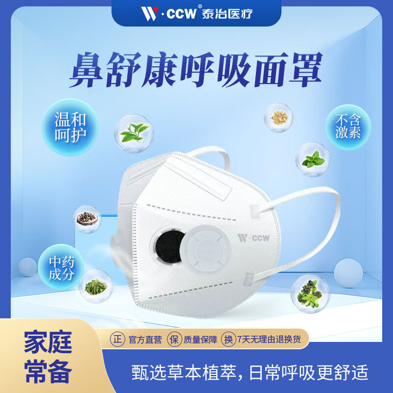 泰治医疗鼻塞鼻通雾化平替泰舒芳草本保健双阀两片中草药防护透气独立包装 泰舒方中药膏芯【10片】