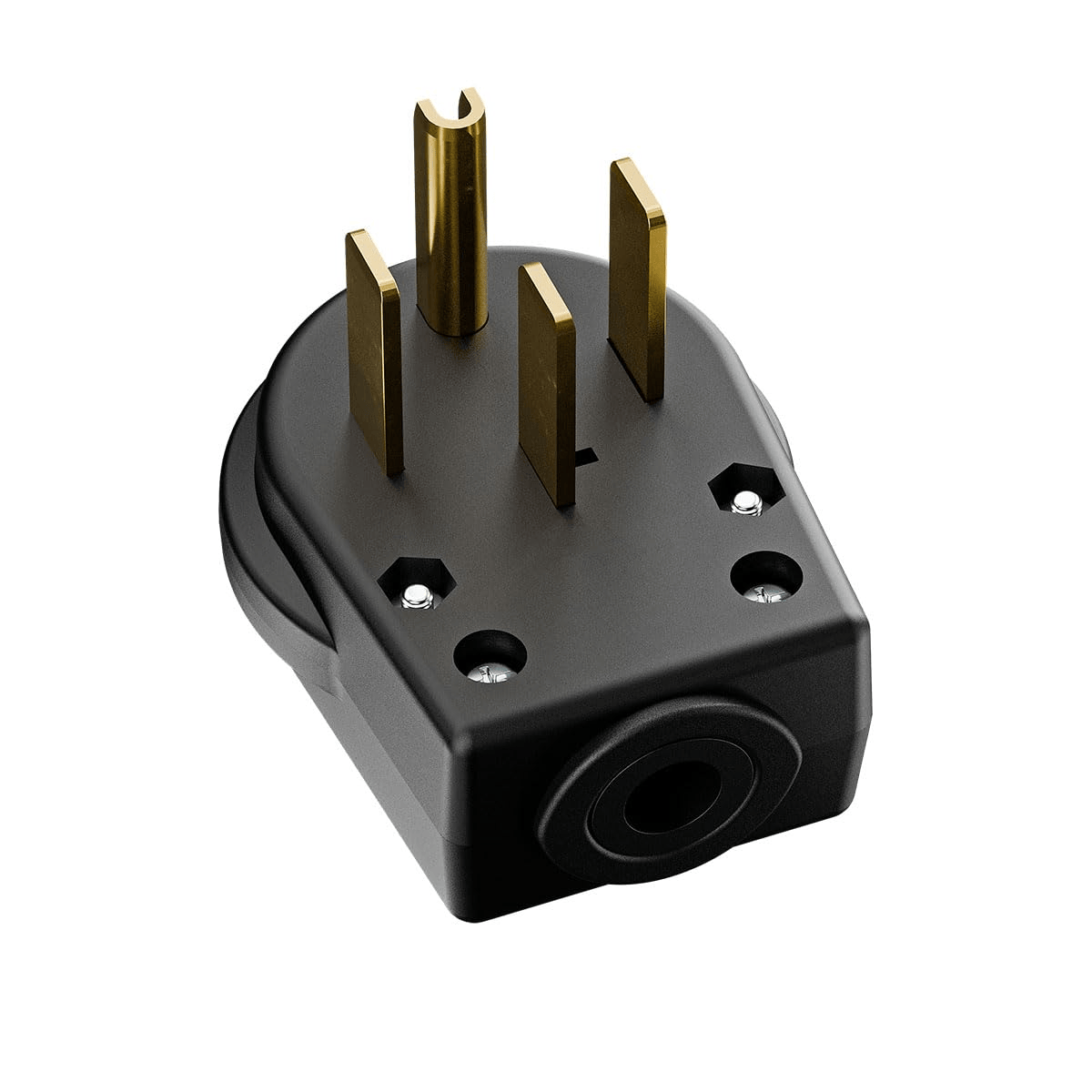 TLDPLUG美标NEMA 14-50P大功率插头50A 125V/250V美规电动汽车RV房车营地发电机接线插头插座14-50R烘干机 黑色美标插头 NEMA14-50P